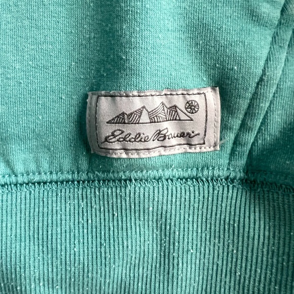 Comfy Teal Women's Full Zip Hoodie M Cotton Outdoor Casual Gorpcore Sweatshirt - Picture 7 of 8